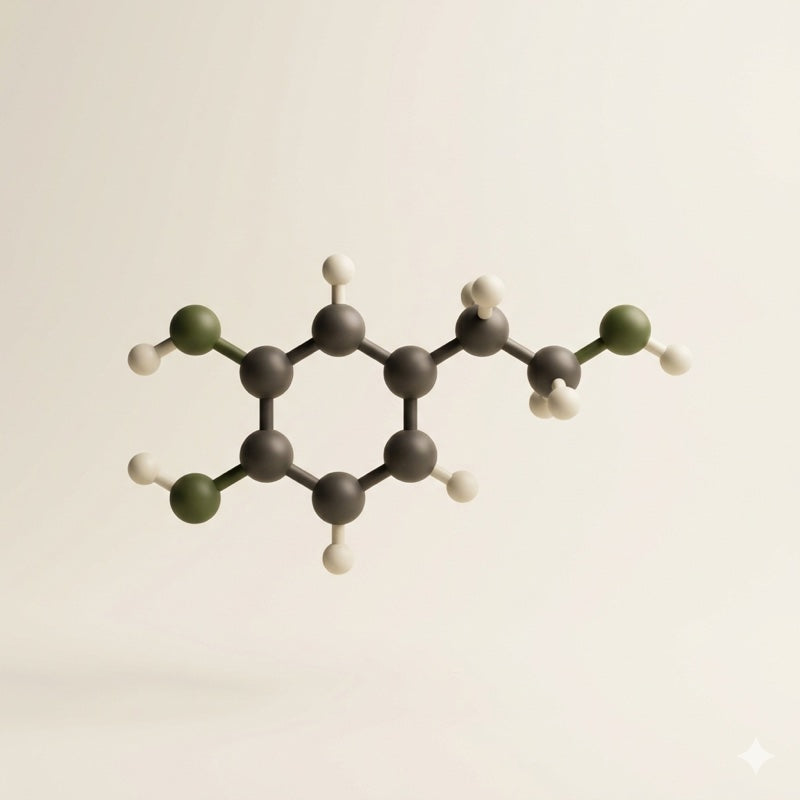 Oleocanthal Molekül – Polyphenol mit entzündungshemmender Wirkung