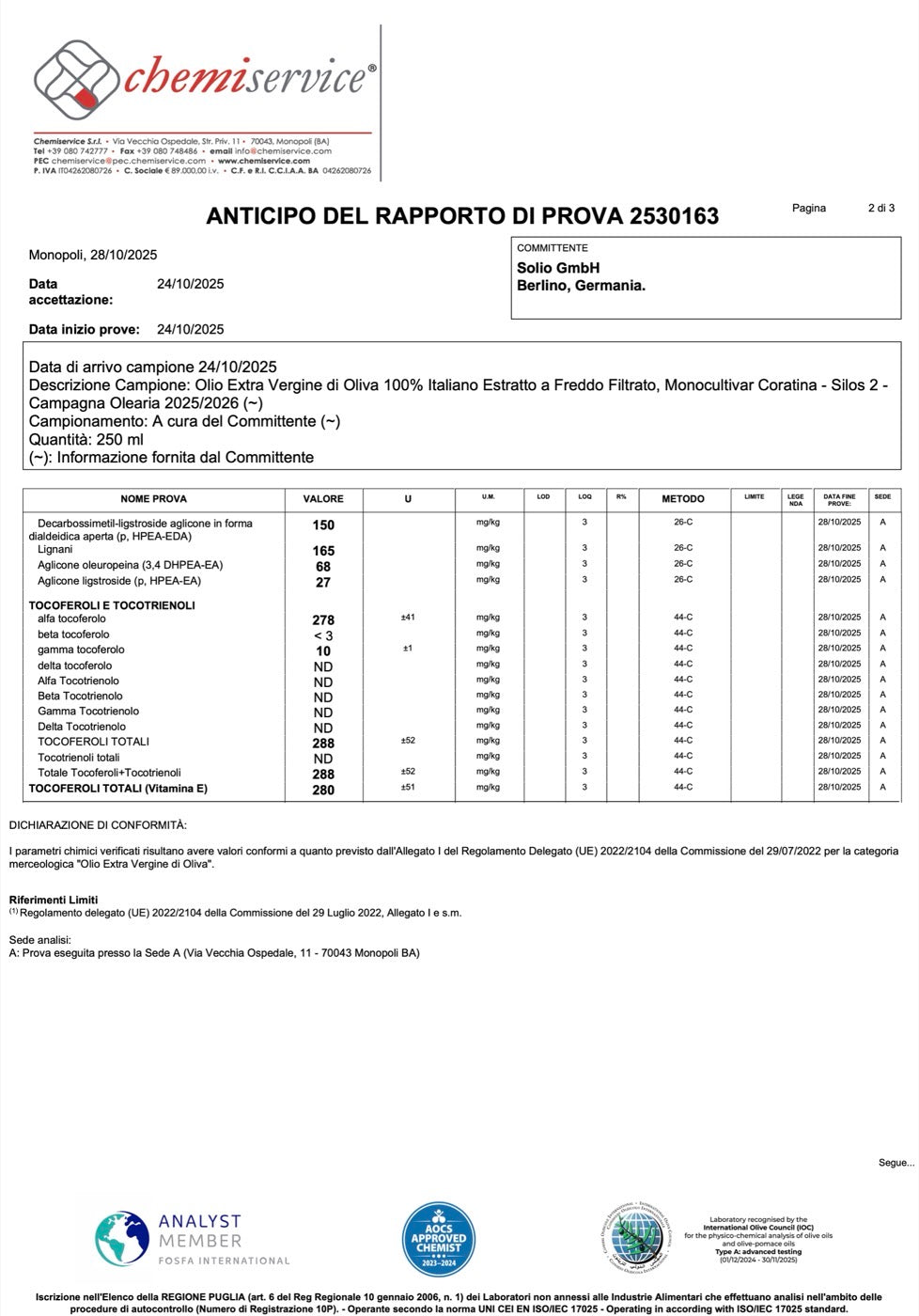 Laborbericht Seite 2 von 3